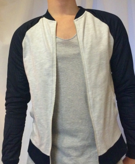 Topman - Sweat-Jacke - Netzstoff