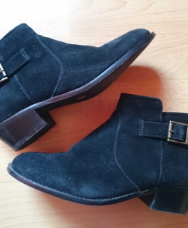 Steve Madden Boots mit Schnalle schwarz