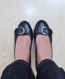 Pumps, schwarz, Leder, Zandonella