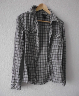 karierte Bluse Mango 