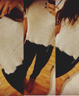 Wunderschöner Blog Weißer Pulli 