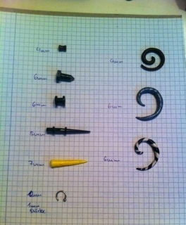 Plugs, Tunnel und dehnzubehör 4-6mm