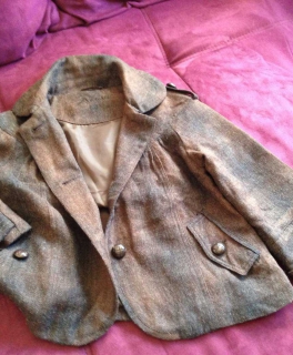 Wolljäckchen A-Form Braun Größe 34 / New Yorker