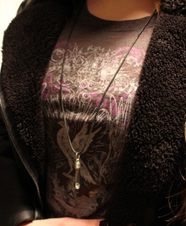 Allblack urban Print grunge blogger Tee