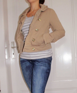 Beige H&M Jacke 34