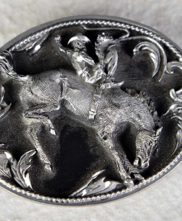 Gürtelschnalle Rodeoreiter 