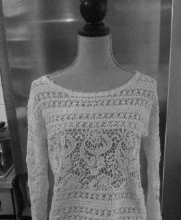 Wunderschönes Spitzenshirt  Gr. M 