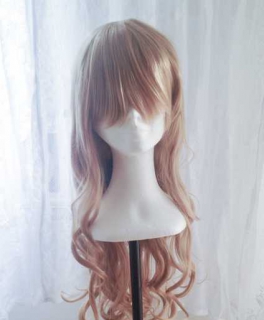 Blonde Mix gelockte Perücke