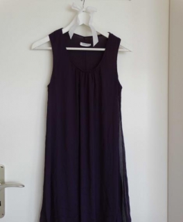 Kleid / Abendkleid / dress / lila / schick / mittellang / kurz