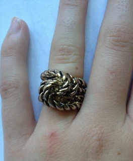 goldener bloggerring