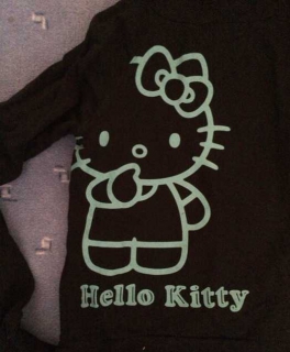 Hello kitty Pulli Pullover schwarz wie neu