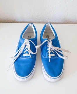 Blaue Sneaker Deichmann Skater