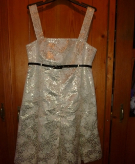 Kleid gold Gr. S Benetton Prinzessin Rockabilly
