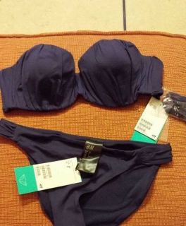 Toller blauer Bikini von H&M neu Größe XS/34/75B