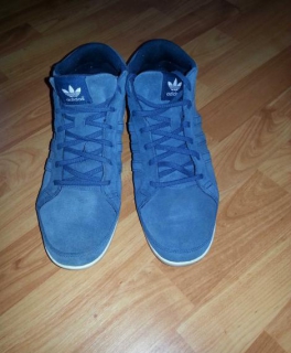 blaue Mid Adidas in 43