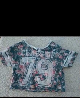 Croptop Bauchfrei blogger Blumenprint Blumen Blumenmuster Class of 79