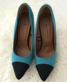 Pumps grün petrol 41 40 primark atmosphere