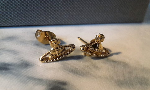 Vivienne Westwood Farah Ohrstecker Orbit Gold