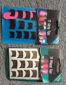 Nail Art – Glitter French Nails – Nageldesign – Fingernägel – Tiger Leo look und schwarz