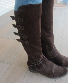 GEOX Stiefel Wildleder Winterstiefel - dunkelbraun - TOP!