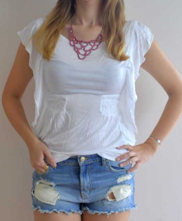 Weisses Oberteil, Shirt