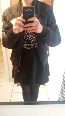 Bomberjacke schwarz S / Mandala Clothing