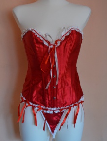 Wunderschöne Corsage mit String Pin Up Burlesque Rockabilly