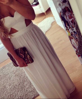 Maxidress, Maxikleid, Kleid, langes Kleid, weißes Maxikleid,asos Kleid