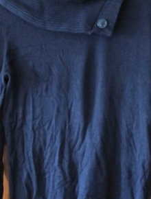 Dunkelblauer Pullover, S.Oliver, Asymmetrischer Kragen, Gr.38, 