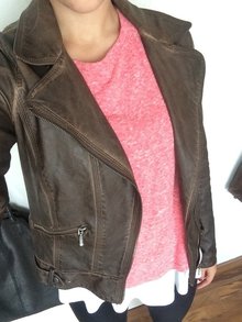 Lederjacke von Zara // TRF Collection