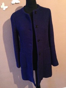 Schöner Royal blauer ZARA Mantel 