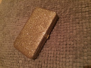 GoldGlitzer Clutch H&M