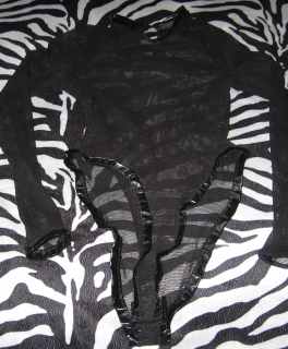 netzbody schwarz gr. s gothik fetish go go