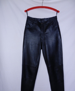Damen Lederhose (Echtleder) Gr. 40 schwarz 