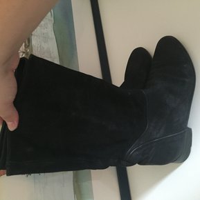 Halbhohe Italienische Wildleder Stiefel