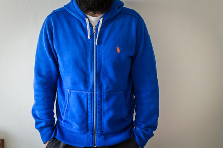 Blauer Hoodie von Ralp Lauren