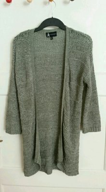 Strickweste mit 3/4 Ärmeln