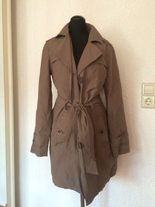 K&L Trenchcoat braun beige Kurzmantel