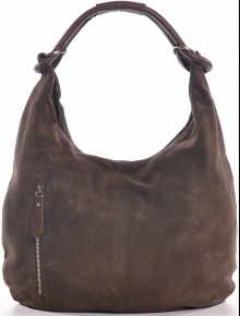 Ledertasche Hobo Bag neu Wildleder