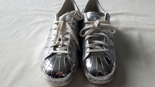 Adidas Superstar Silber Metall Toe limitierte Edition 