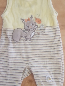 Strampler 56 Eichhörnchen Nicky neu Ergee