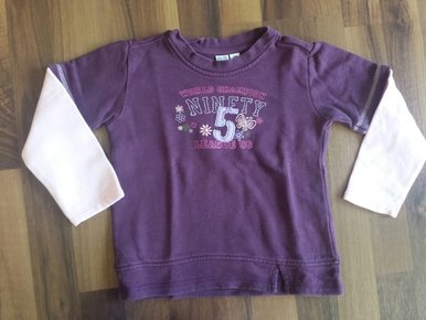 Pullover lila Gr.110 Bob der Bär