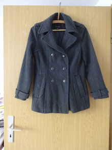 New Yorker Mantel Dunkelgrau in Gr. 34