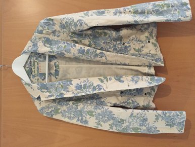 Blazer mit Blumenmuster 