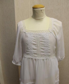 Spitzentunika Spitzenbluse aus leichtem Stoff