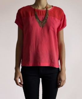 Pinkes Shirt von Mango