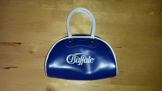 Buffalo blaue Kosmetiktasche Mini Handtasche