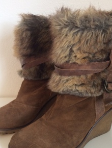 Bullboxer Winter Wedges mit Fell
