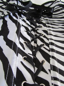 Süße Zebra-Corsage, Größe S