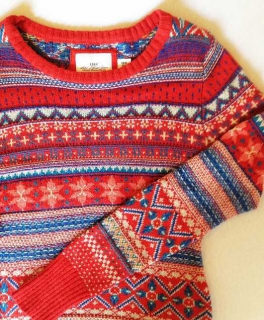 roter norweger Pullover von H&M